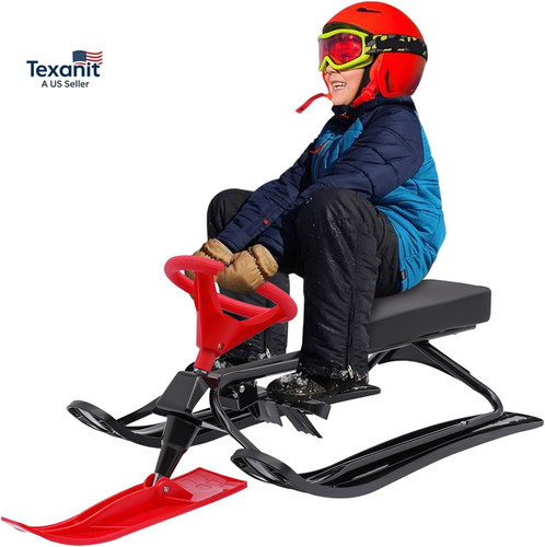 Snow racer sled - snow, ski